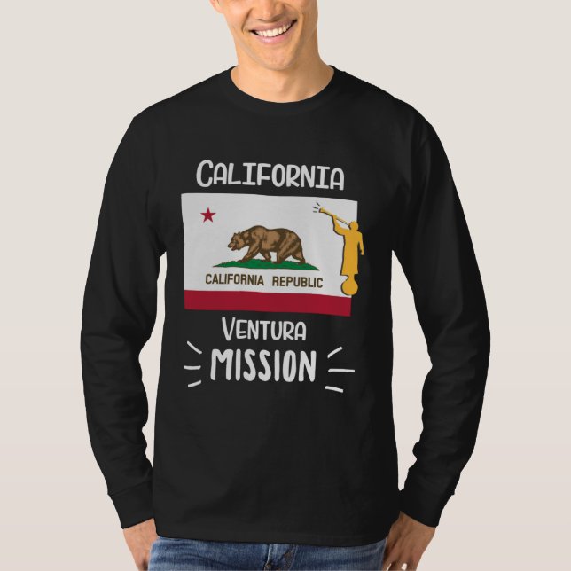 Camiseta California Ventura Mormon LDS Mission Missionary (Frente)