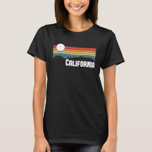 Camiseta California Vintage Sunset 80s Retro Summer State U