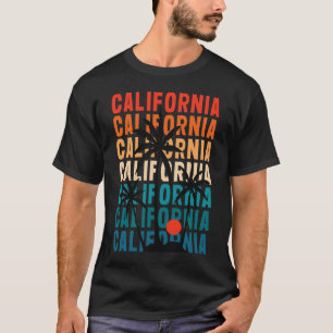 Camiseta California Vintage Sunset Colors T Shirt