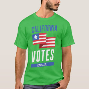 Camiseta California Votes Kamala TShirt