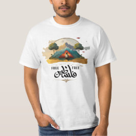 Camiseta Caligrafia Árabe Livre da Palestina
