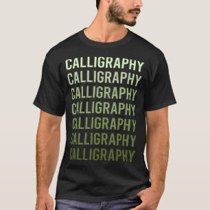 Camiseta Caligrafia Calígrafo Escrita Lettering