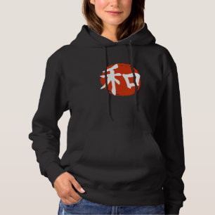 Camiseta Caligrafia Japonesa Kanji Harmonia Lua Vermelha