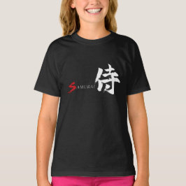 Camiseta Caligrafia Japonesa Kanji Samurai