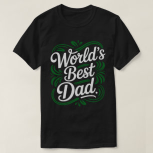 Camiseta Caligrafia Melhor Pai do Mundo