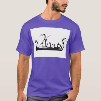 Camiseta Caligrafia vikings