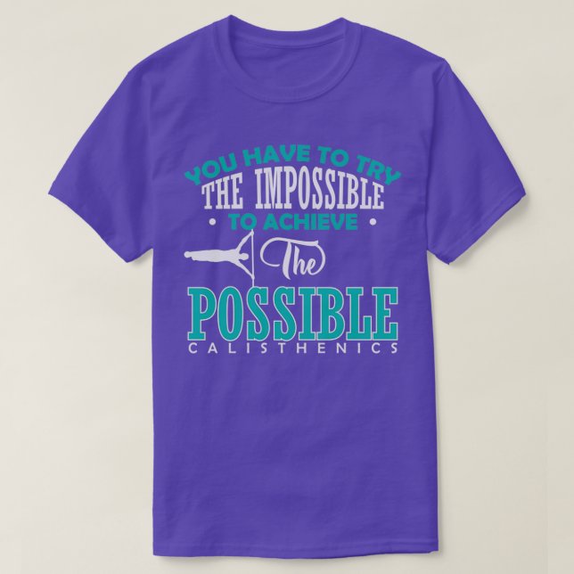 Camiseta Calistênicos diz (Frente do Design)