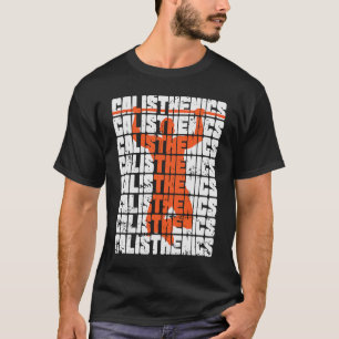 Camiseta Calisthenics puxa o Bar Malhação Workout