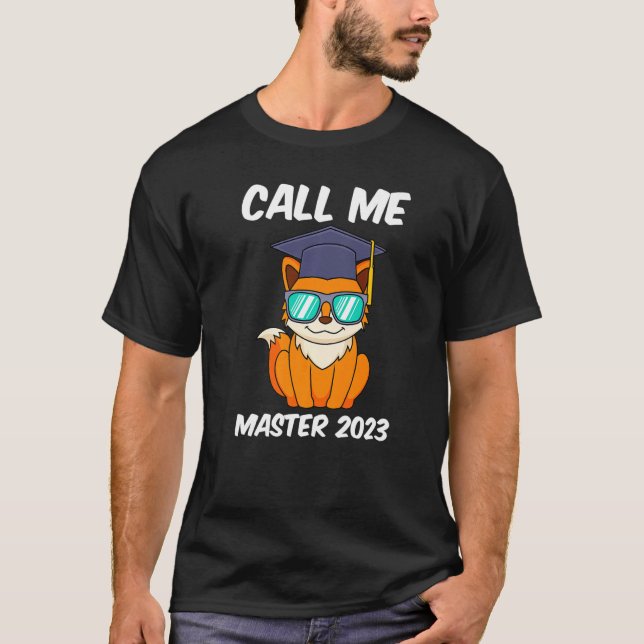 Camiseta Call me master 2023 masters degree master Premium (Frente)