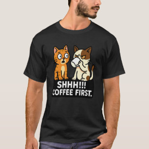 Camiseta Calle Primeiro, Gatos Divertidos Amantes