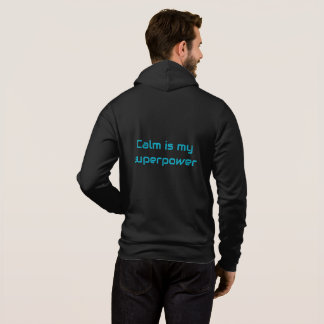 Camiseta Calm é Meu Superpoder Capuz – Inspiração Minimalis