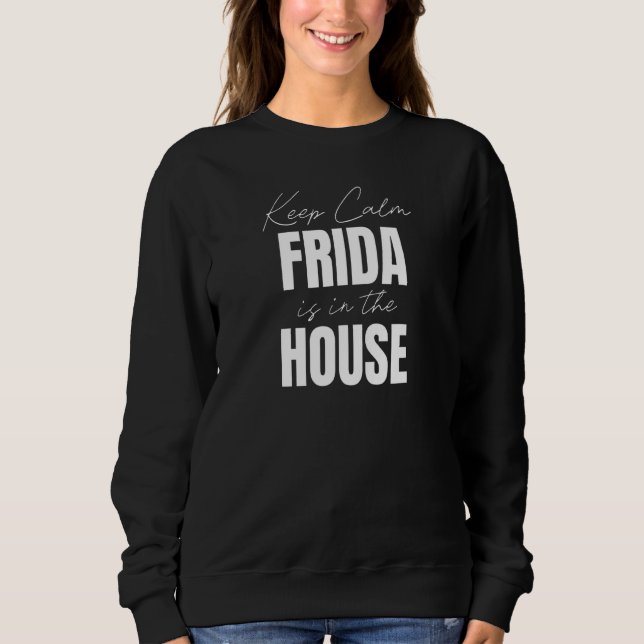 Camiseta Calm Frida Está Na Casa Frida (Frente)