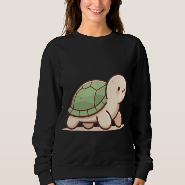 Camiseta Calm Turtle – Take It Slow and Stay Cool (Frente)