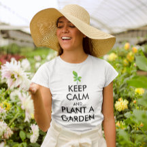 Calma e Planta um Jardim, Gardening Women's
