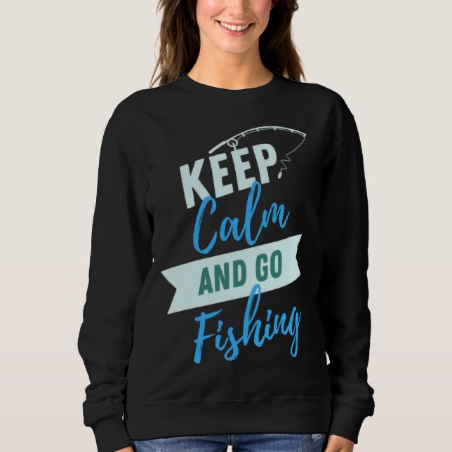Camiseta Calma E Vai Pescar (Frente)