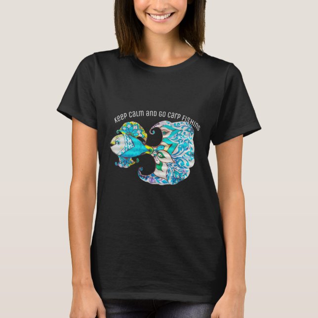 Camiseta Calma E Vai Pescar Carpa (Frente)