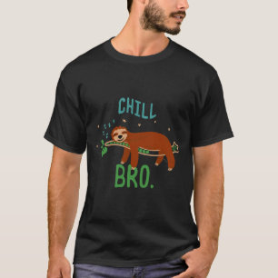 Camiseta Calma Irmão Dormindo Sloth Nap Sloth