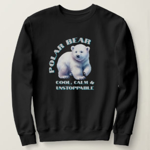 Camiseta Calma Legal do Urso Polar e Imobilizável