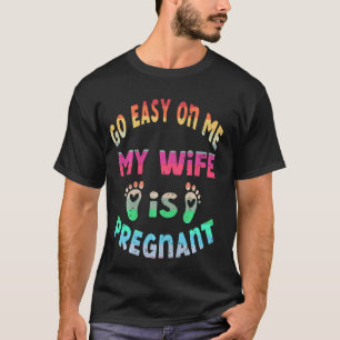 Camiseta Calma, Minha Mulher Está Grávida, Pai.