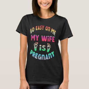 Camiseta Calma, Minha Mulher Está Grávida, Pai.