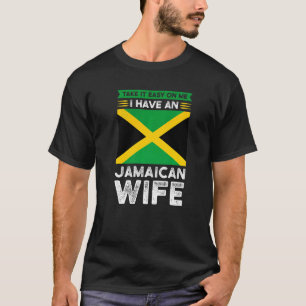 Camiseta Calma, mulher jamaicana jamaicana Jamaica
