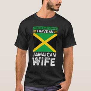 Camiseta Calma, mulher jamaicana jamaicana Jamaica