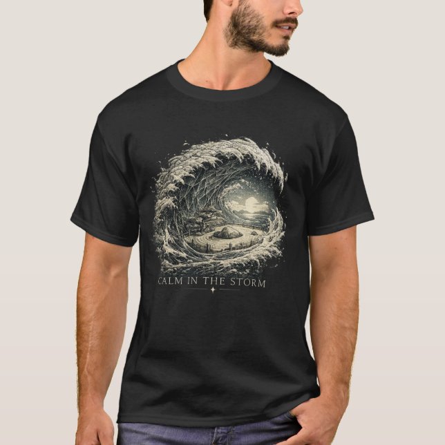 CAMISETA CALMA NA TEMPESTADE (Frente)