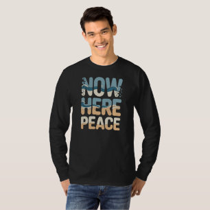 Camiseta Calma Onda Minimal Bem-Estar Mental