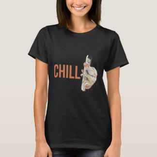 Camiseta Calma Pequeno Desenho De Lama