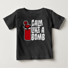 Camiseta Calmo Como uma Bomba Paradoxo Ironia Humor Explosi