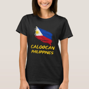 Camiseta Caloocan Filipinas PR Bandeira do Patrimônio Filip