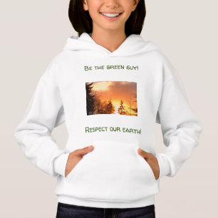 Camiseta Calor de Natureza Sunset para Meninas