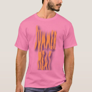 Camiseta Calor de Verão Masculino Rosa 