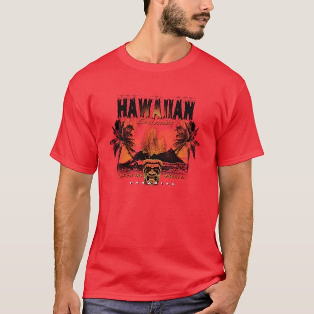 Camiseta calor havaiano (Frente)