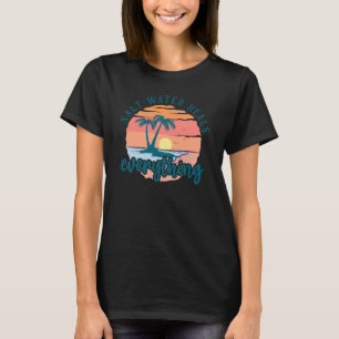 Camiseta Calores de água salgada" design