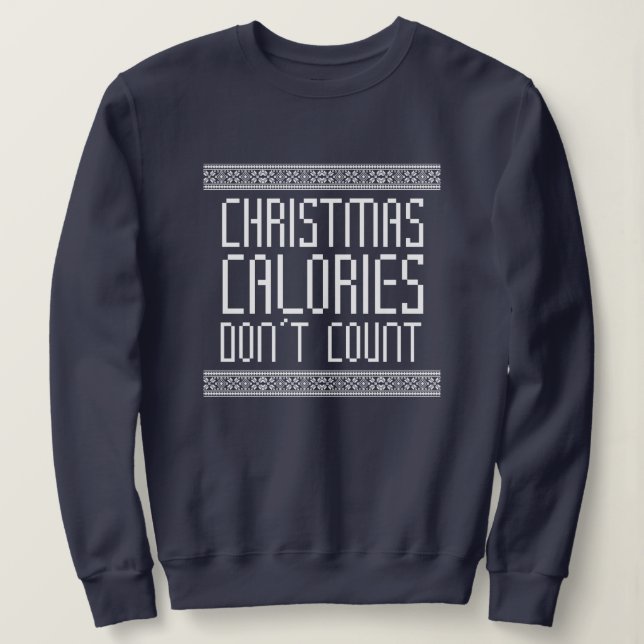 Camiseta Calorias de Natal (Frente do Design)
