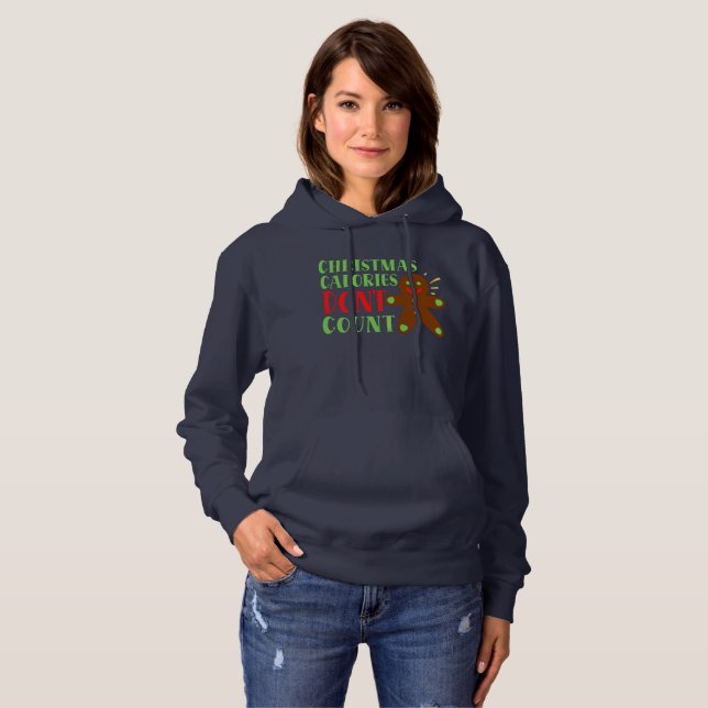 CAMISETA CALORIAS DE NATAL NÃO CONTAM (Frente Completa)