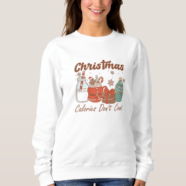 Camiseta Calorias de Natal não contam, Gingercake Cookie (Frente)