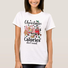 Camiseta Calorias de Natal Não Contem