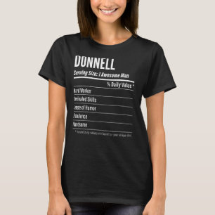 Camiseta Calorias no Rótulo de Nutrição do Tamanho de Servi