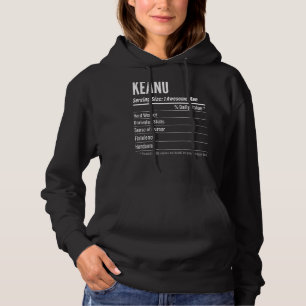 Camiseta Calorias no Rótulo de Nutrição Keanu Servindo Tama