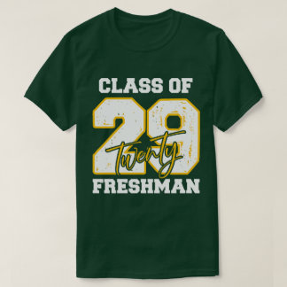 Camiseta Calouro do Ensino Médio da Turma de 2029 de Volta