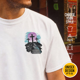 Camiseta Calvário Golgota está consumado Cristão moderno