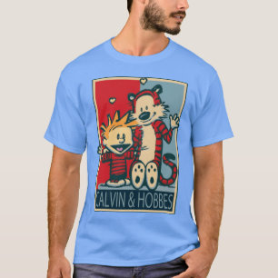 Camiseta Calvin e Hobbes Comics engraçado