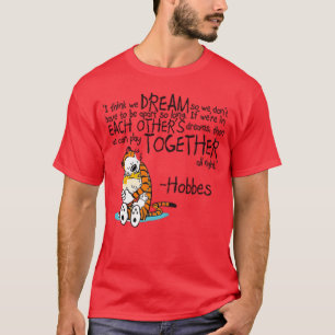 Camiseta Calvin e Hobbes juntos menino