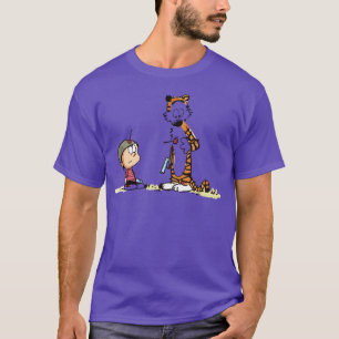 Camiseta Calvin e Hobbes Militar