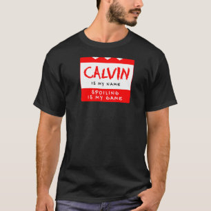 Camiseta Calvin É Meu Nome Personalizado De Apelido Ali