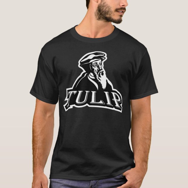 Camiseta Calvinismo Tulip John Calvin (Frente)