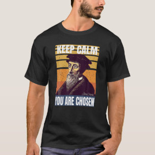 Camiseta Calvinista Predestinado Mantém Calma Você É Escolh