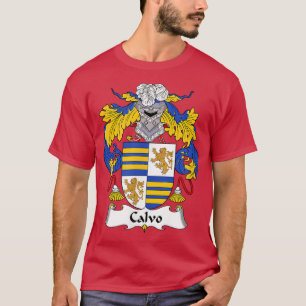 Camiseta Calvo Casaco de Armas - Crest Familiar